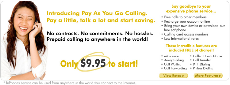 Pay As You Go Calling