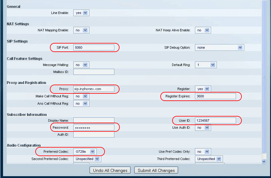 Cisco SPA509G Configuration