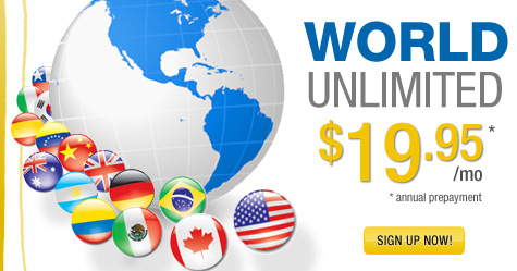 World Unlimited - $19.95/mes