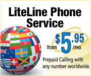 LiteLine Phone Service starting at $5.95 per month