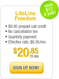 LiteLine quarterly payment