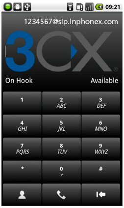 fring configuration for InPhonex