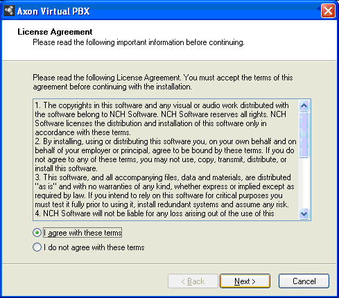 AXON Virtual PBX Configuration Guide