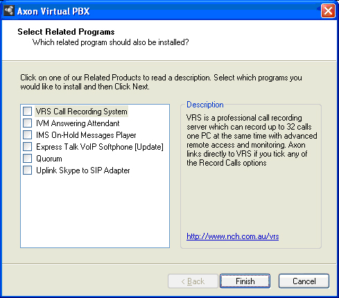 AXON Virtual PBX Configuration Guide