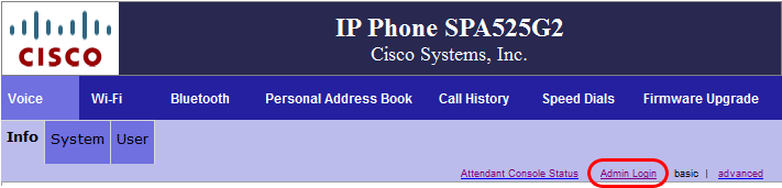 Cisco SPA525G Configuration