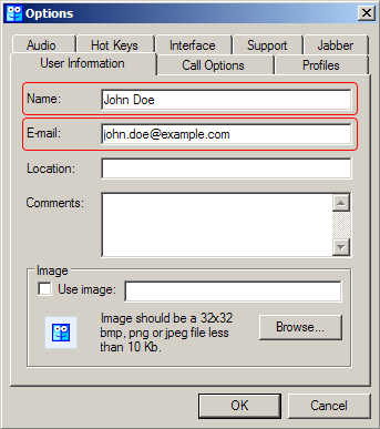 SJ Labs SJPhone Softphone Configuration