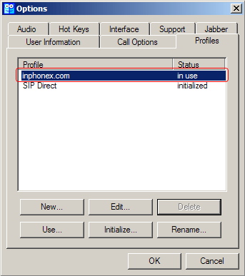 SJ Labs SJPhone Softphone Configuration