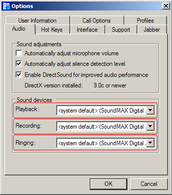 SJ Labs SJPhone Softphone Configuration